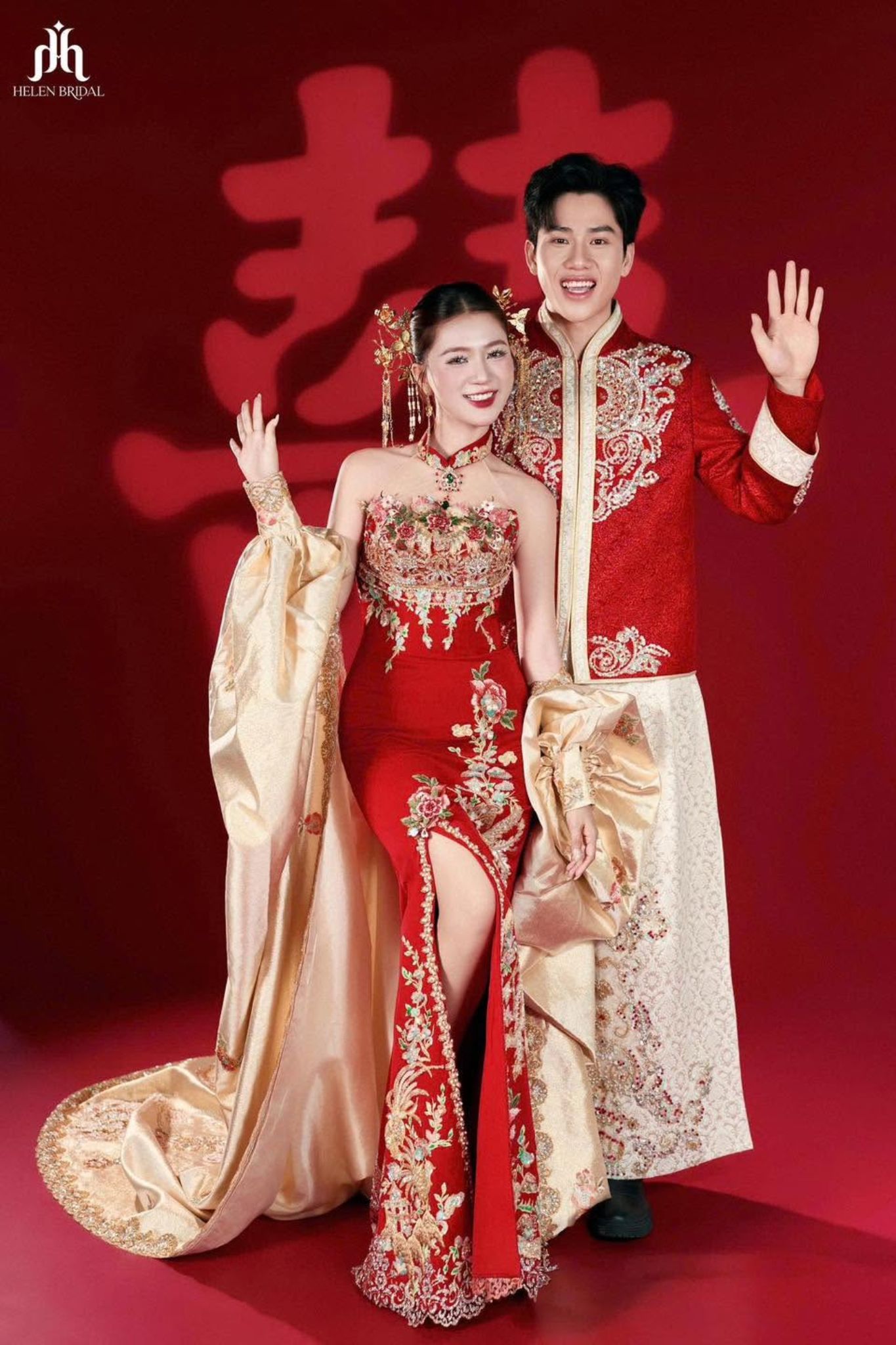 Có thể chụp ảnh cưới hỷ phục tại Studio